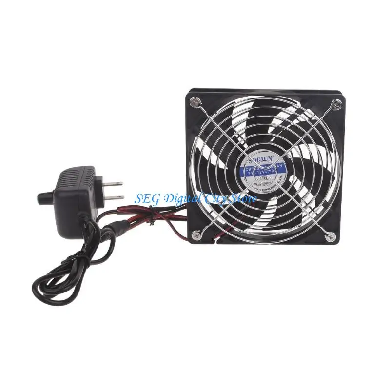 

U75B 120 мм об / мин 12см 12025 Fan 2000RPM 12V 120x120x25 мм охлаждение вентиляционного вентилятора корпус промышленного
