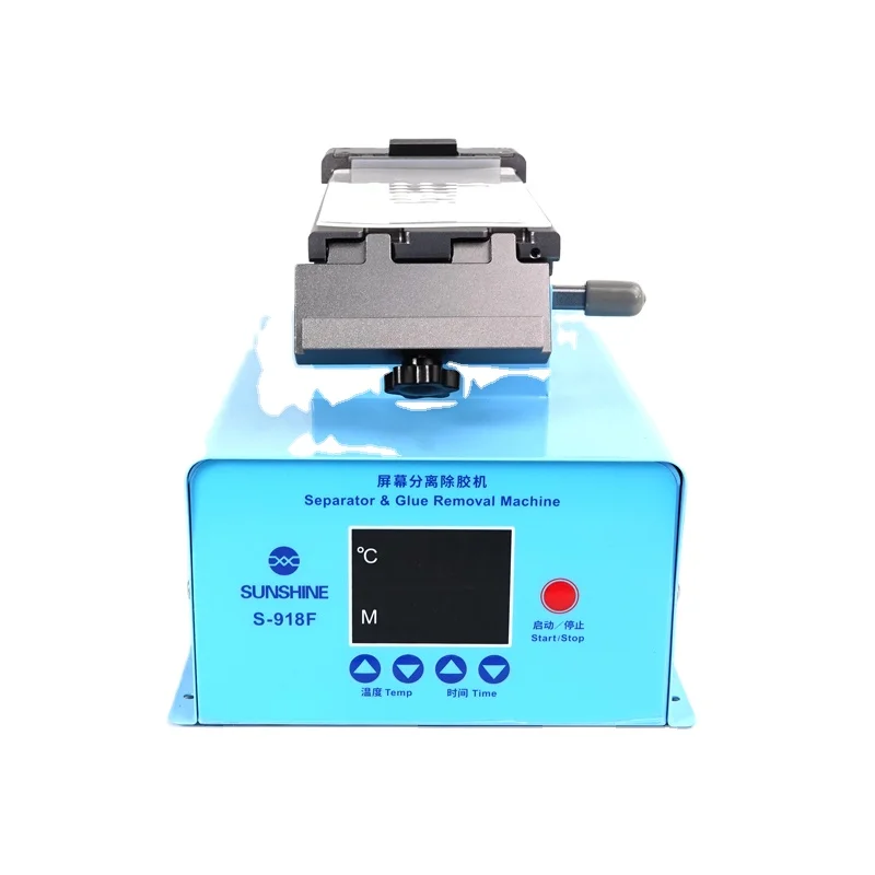 S-918F Edge screen separation glue remover 360 Rotating Platform Separator Magnetic buckle LCD Repair Machine