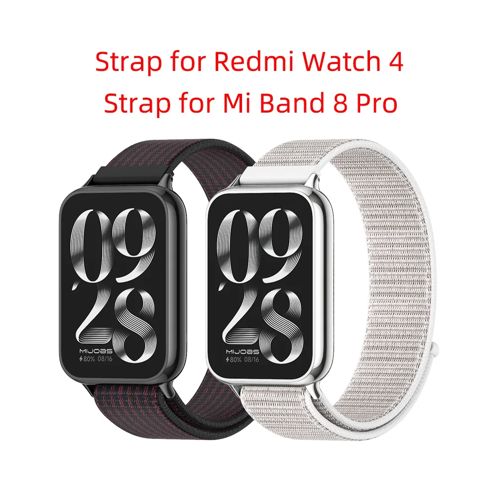 Redmi relógio 4 pulseira para mi banda 8 9 pro smartwatch pulseira de náilon para xiaomi redmi relógio 4 substituição acessórios