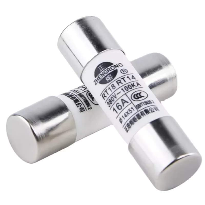 20 pieces R016 RO16 fuse 14X51 RT14-32 RT18-63 16A 20A 25A 32A 35A 40A 50A 63A Core Cylinder Cap Low Voltage Fuse IEC