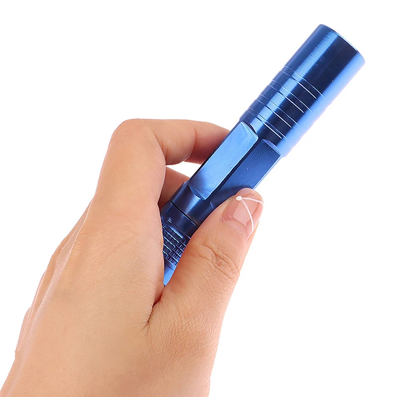 Mini torcia portatile a LED torcia in alluminio per viaggi all'aperto escursionismo pesca luce bianca illuminazione torcia lampada di emergenza