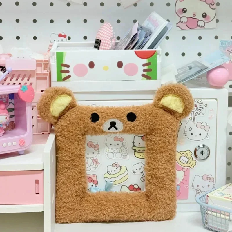 

Korean Style Cute Bear Switch Frame – Fuzzy Wall Decoration Cover, Dustproof & Flaw-Hiding For Light Switches