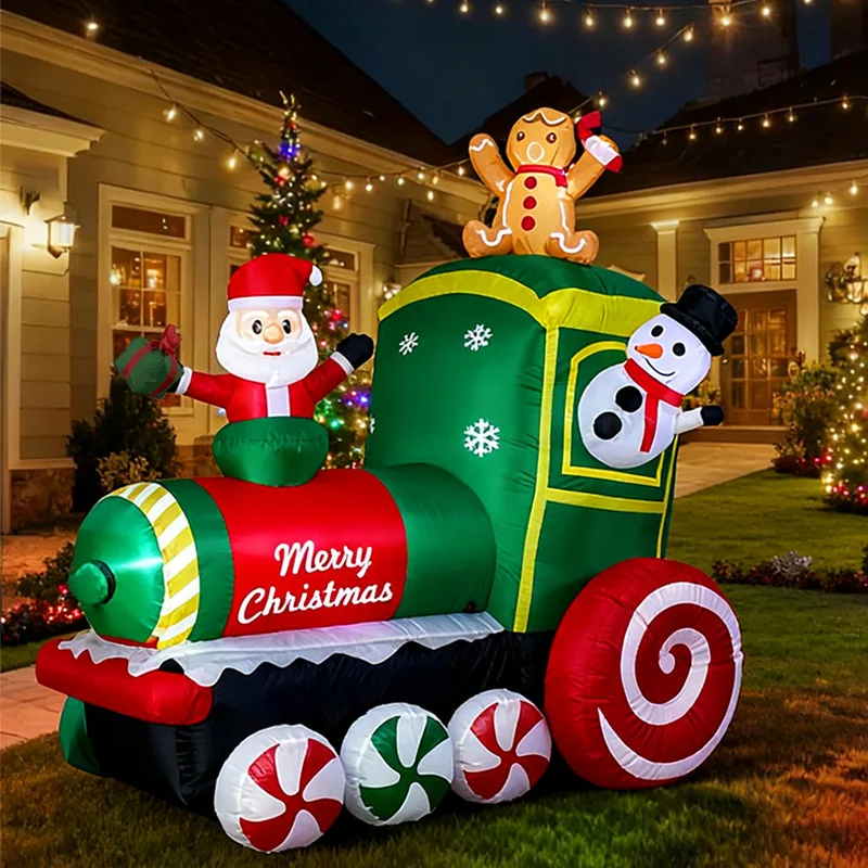 

6 футов рождественские украшения, надувные игрушки, рождественская елка со светодиодной подсветкой, уличные игрушки, надувная модель, фестиваль, вечеринка, декор, подарок