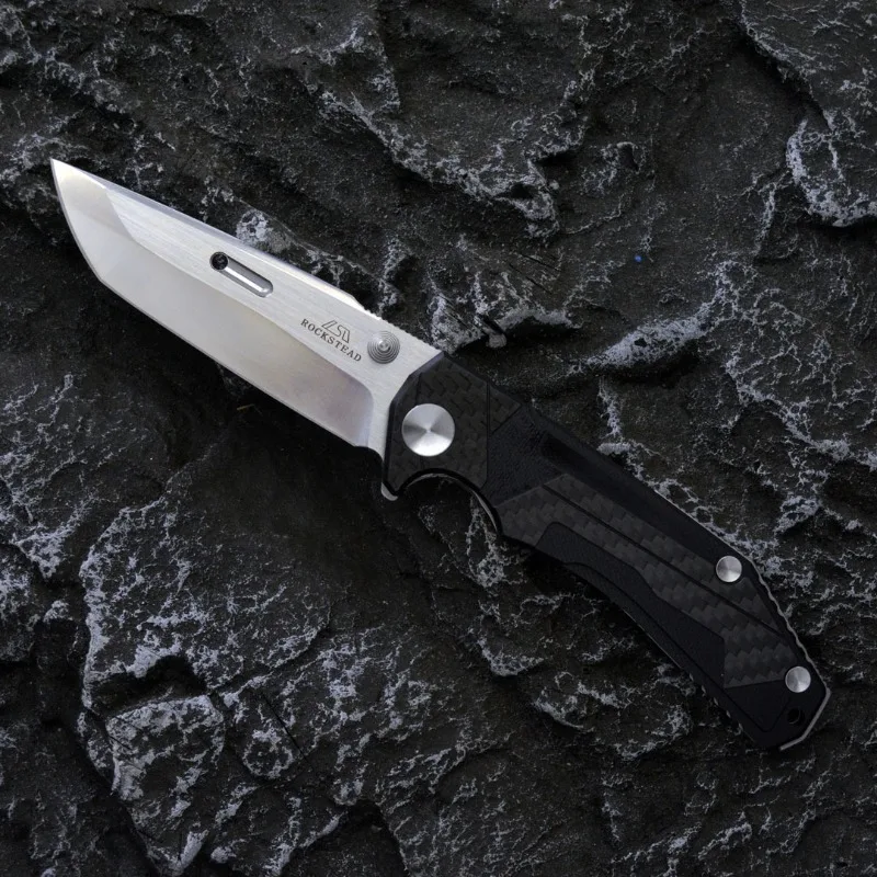 New ROCKSTEAD High Hardness Sharp Folding Knife Outdoor Camping Survival Knife Fruit Knife