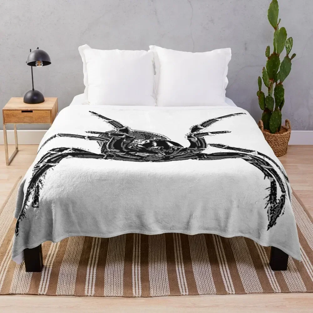 

Creepy Funnel-Web Spider Throw Blanket Versatile Cozy Throw Blanket for All Occasions