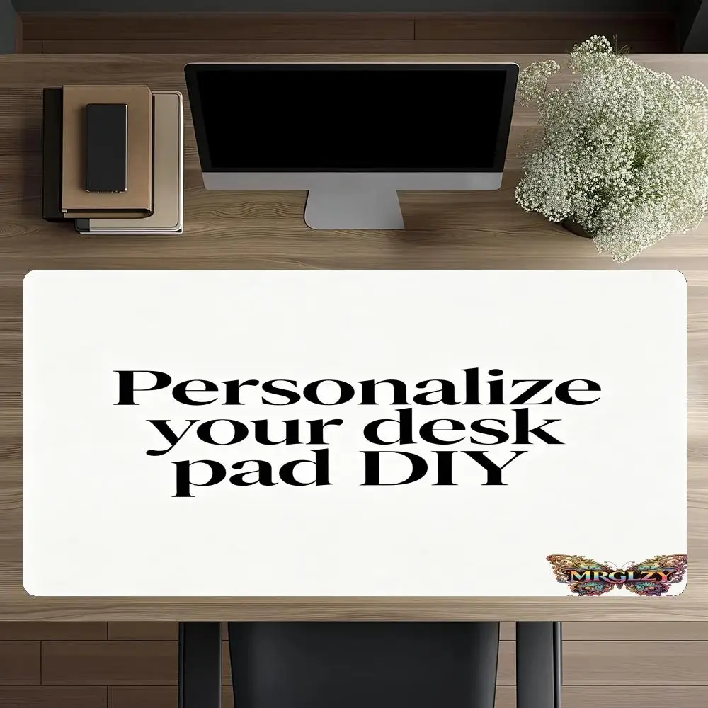 DIY Custom Gaming Mouse Pad, Personalized Upload Your Photo Logo Pattern, Non-Slip Waterproof Rubber Base Desk Mat for Desktop