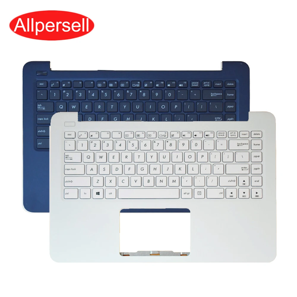 For Asus E402 E402M E402SA E402NA R417SA R417 palm rest shell laptop keyboard upper cover case