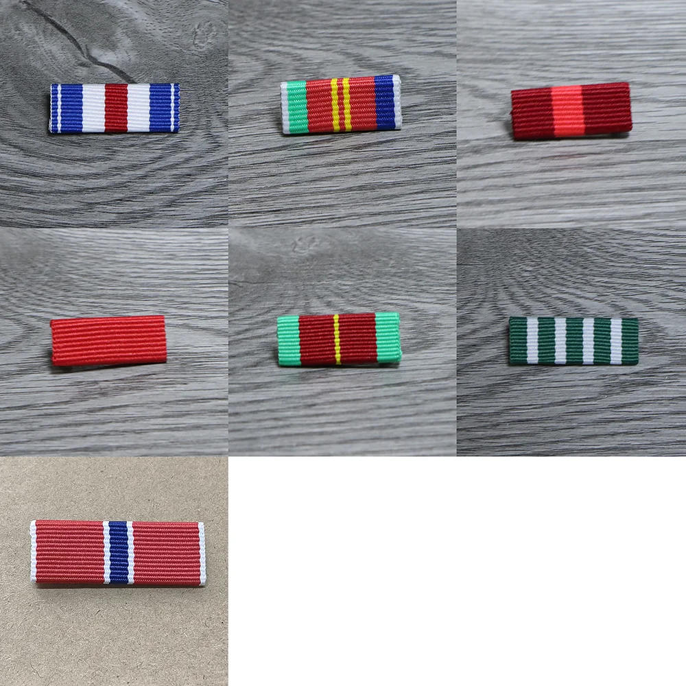 All Kinds of Medals Honors Ribbon USA Silver Star CCCP Ribbon Pin Badges Decoration Collection Crafts Gifts
