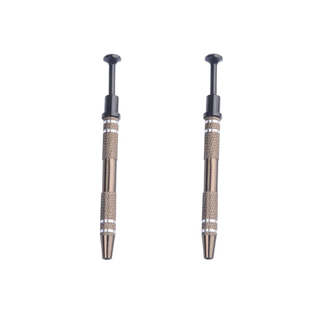 2 قطعة قلم القطن مخلب مانيكير مع مقبض منقوش تصميم عدم الانزلاق لمسمار الفن إزالة طلاء الأظافر حامل كرة قطنية أداة لصالون #4
