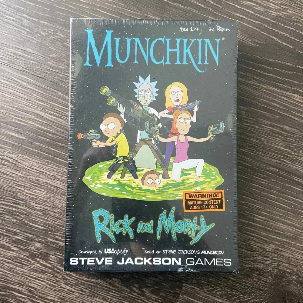 MUNCHKIN Rick And Morty Adult Swim Officially Licensed Card Board Game