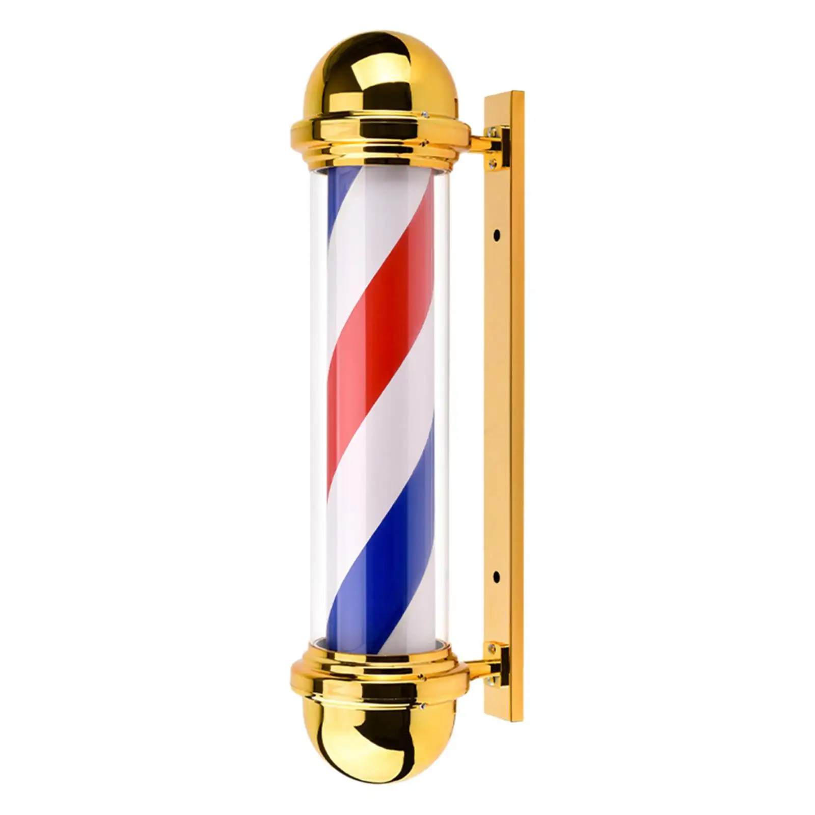 

Barber Pole Light Hairdressing Salon Wall Lamp Rotating LED Stripes Light