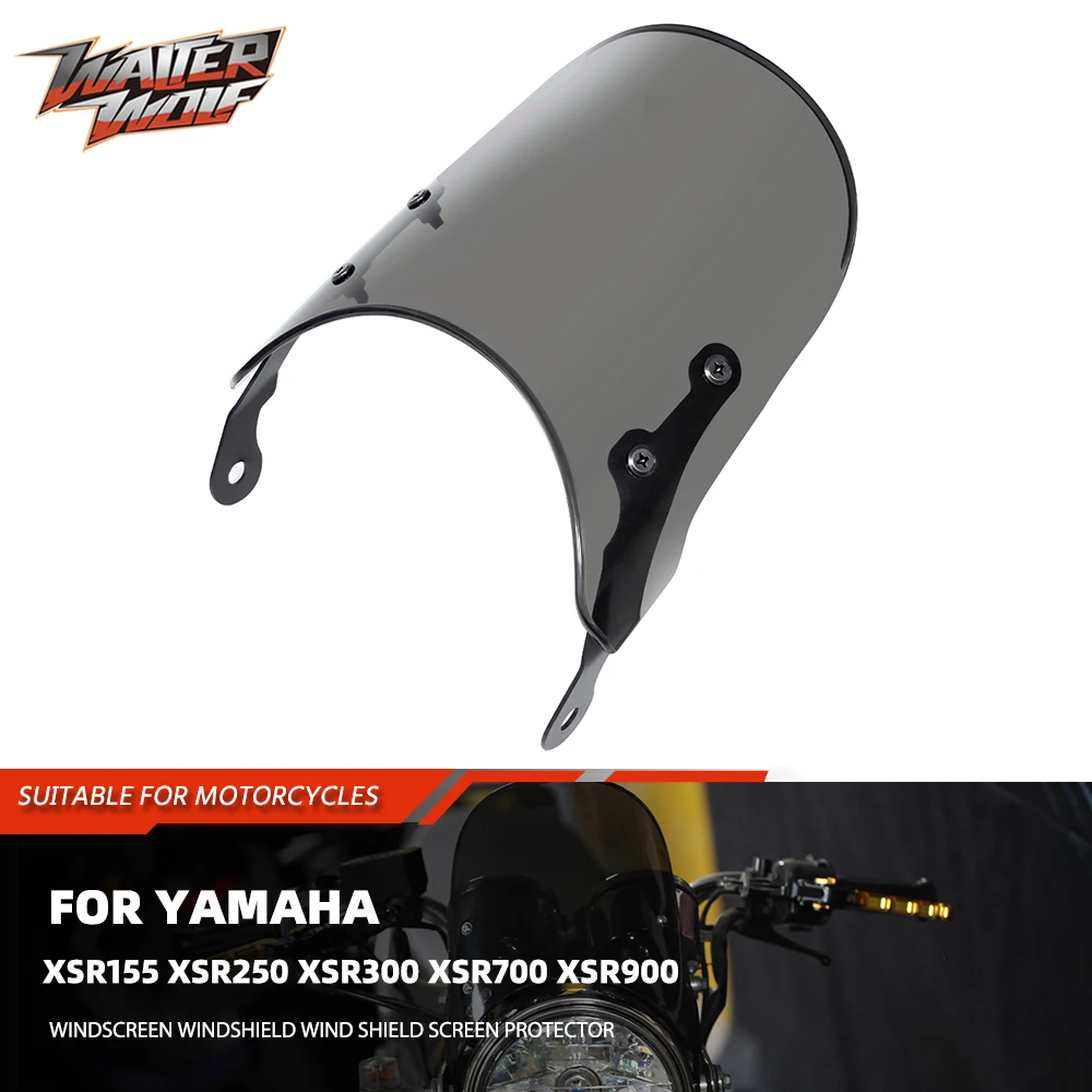 

Ветрозащитные стекла для мотоцикла YAMAHA XSR900 XSR700 300 250 155, аксессуары, ветрозащитный экран для ветрового стекла XSR 700 900 XSR125