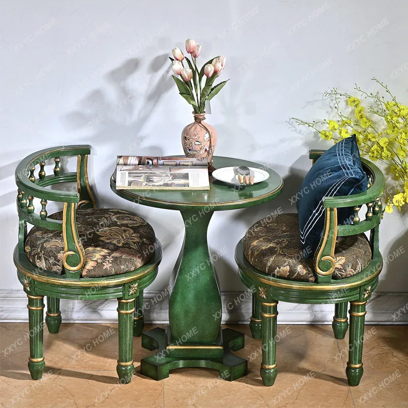 

Приставной столик из массива дерева, винтажный потертый столик для гостиной, небольшой журнальный столик, светильник, роскошный клубный диван