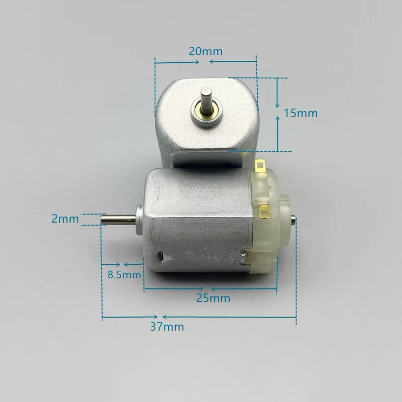 FK-130SA-18100 Carbon Brush Motor Strong Magnetic DC 3V 3.7V 6V 7.4V 21000RPM High Speed Mini 130 Motor DIY 4WD RC Toy Car view 5