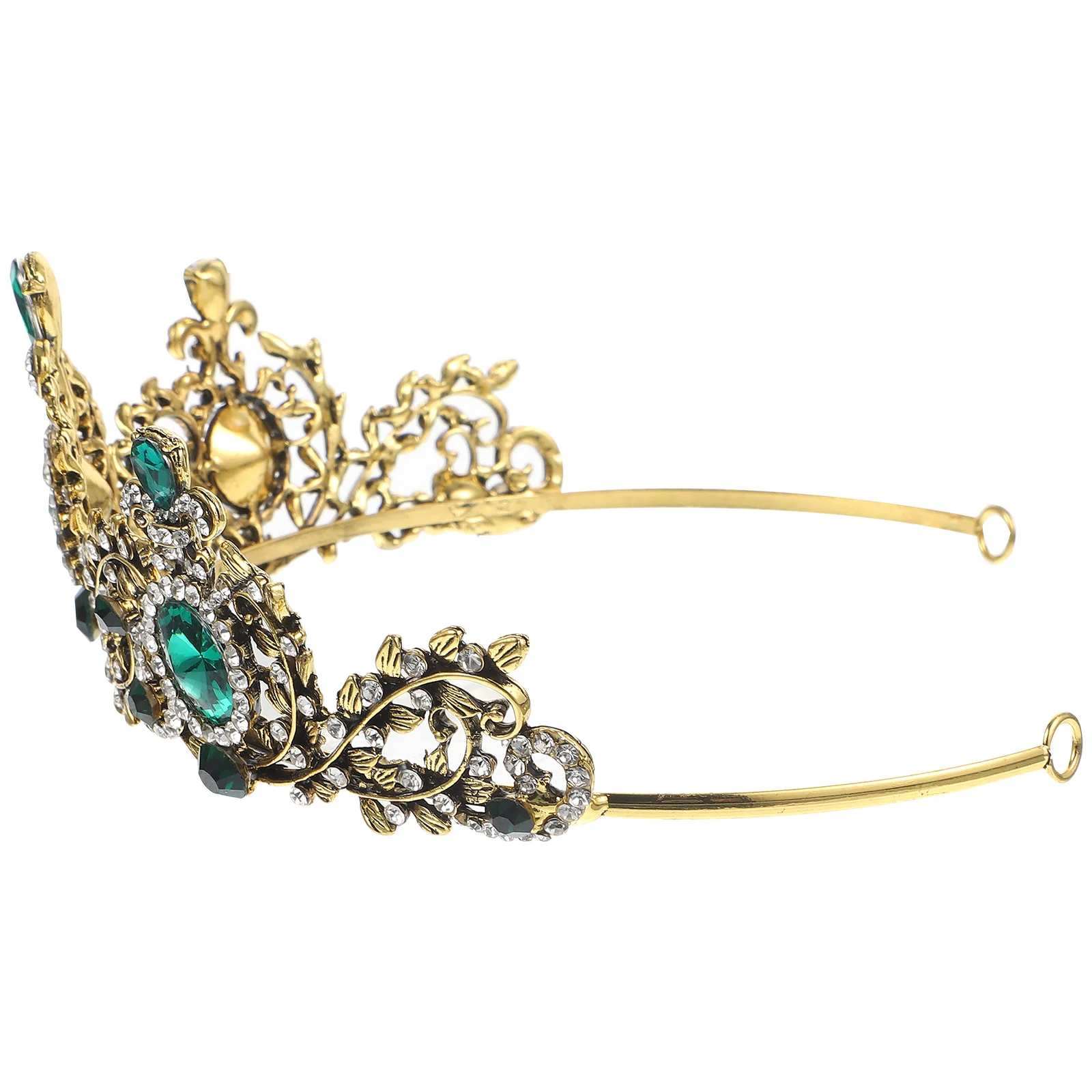 

Retro Crown Hair Accessories Bridal Rhinestone Women Vintage Rhinestones Bride Headdress Crowns for Wedding