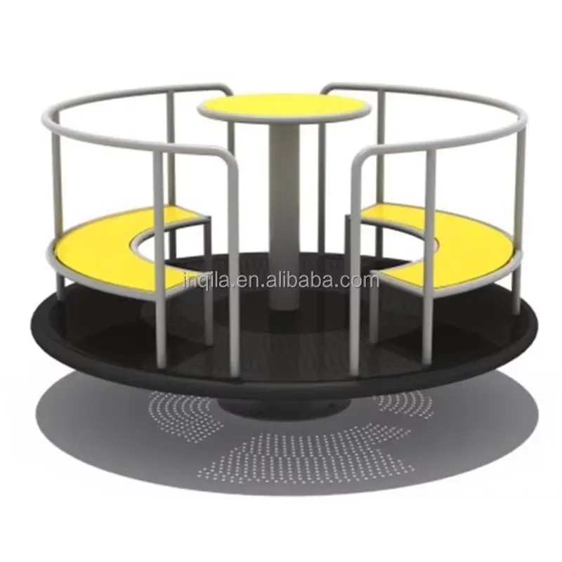 Durable Steel Material Kids' Merry-Go-Round Toy for Small Children for Kindergarten Amusement Park School Playgrounds