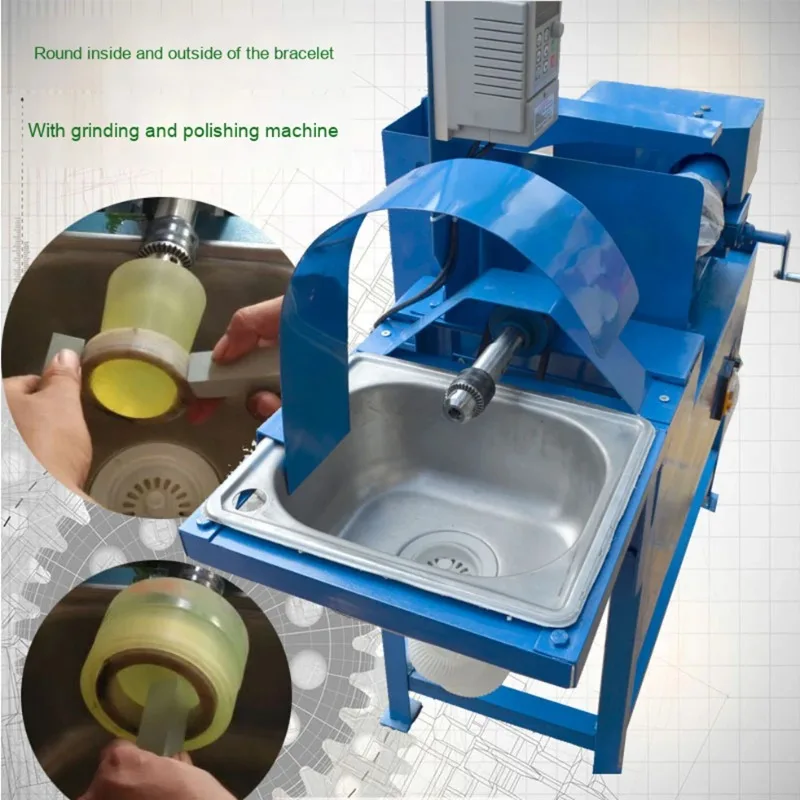 *for Jade Bracelet Forming Equipment Polishing Machine for Gemstones with Outer and Inner Bracelet Core Motor Component %