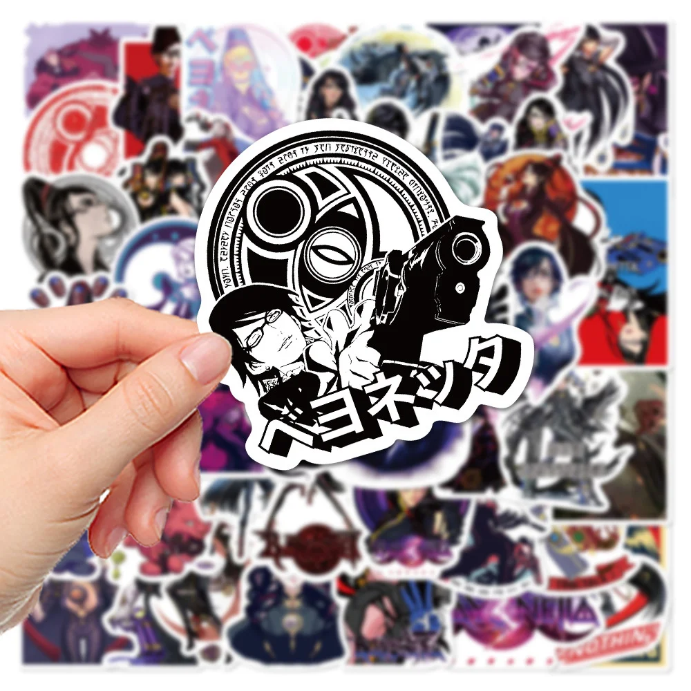 50PCS Bayonetta 3 Personality Graffiti Waterproof Sticker Toy Decoration Notebook Gift iPad GuitarPVCSticker