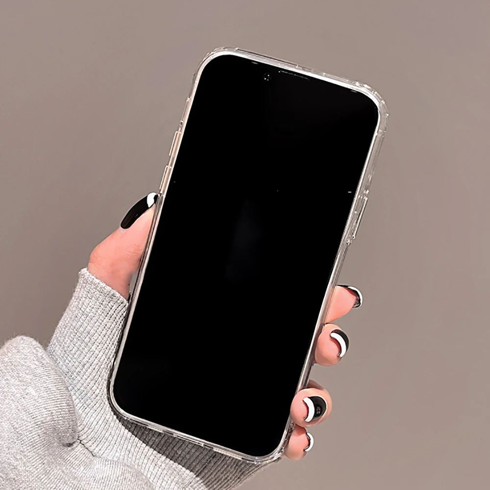 Silver Golden Mirror Shockproof Case for iPhone 15 16 14 13 12 Pro Max 11 X XR XSMax Electroplating Soft Clear Back Cover Fundas