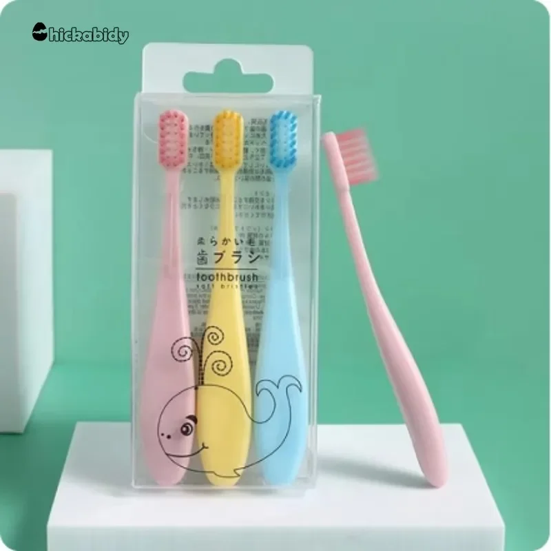 Childrens Soft BristleToothbrush Candy ColoredFat Handle Ultra SoftBristles Small HeadPreventing Tooth DecayNew Toothbrush