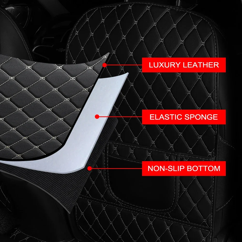 For Brilliance M2 V3 V5 H230 H320 H530 1PCS Car Anti-Kick Pad Seat Back Protector Cover Pad Auto Interior Decoration Accessories