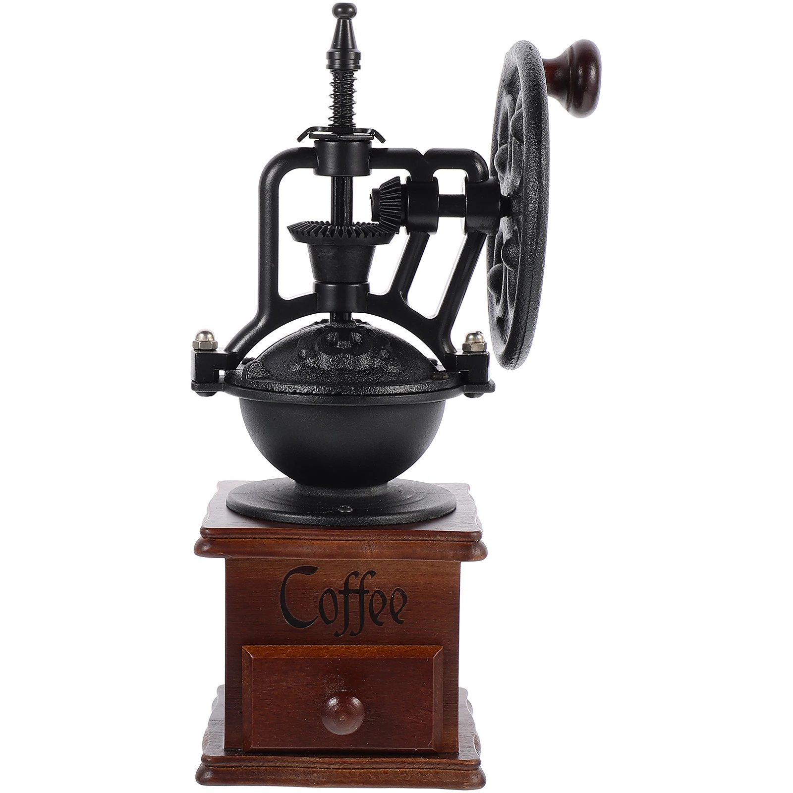 

Mini Manual Coffee Grinder Portable H Operated Bean Mill Vintage Iron Travel Kitchen Tiny Office Stylish Gift Campers