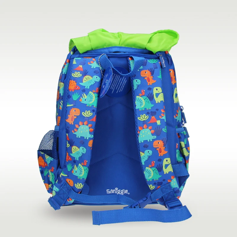 Australia Smiggle zaino per bambini originale di vendita caldo zainetto di dinosauro blu freddo di alta qualità 3-6 anni 14 pollici