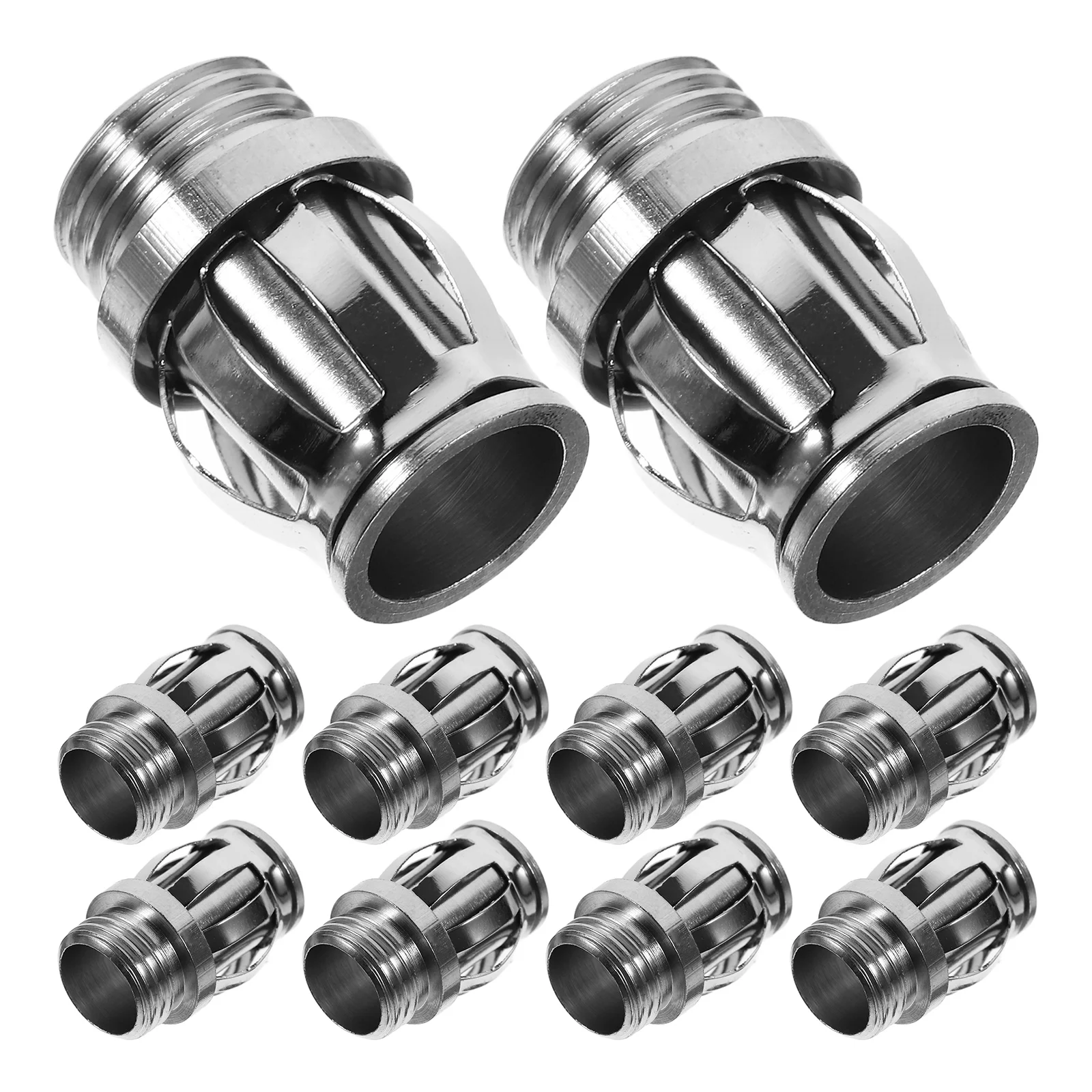 

10pcs G4 Lamp Head Fixators Metal Bulb Holder Socket Fasteners Clips M10 Threaded Light Fastener Replacement Parts For G4 Bulb
