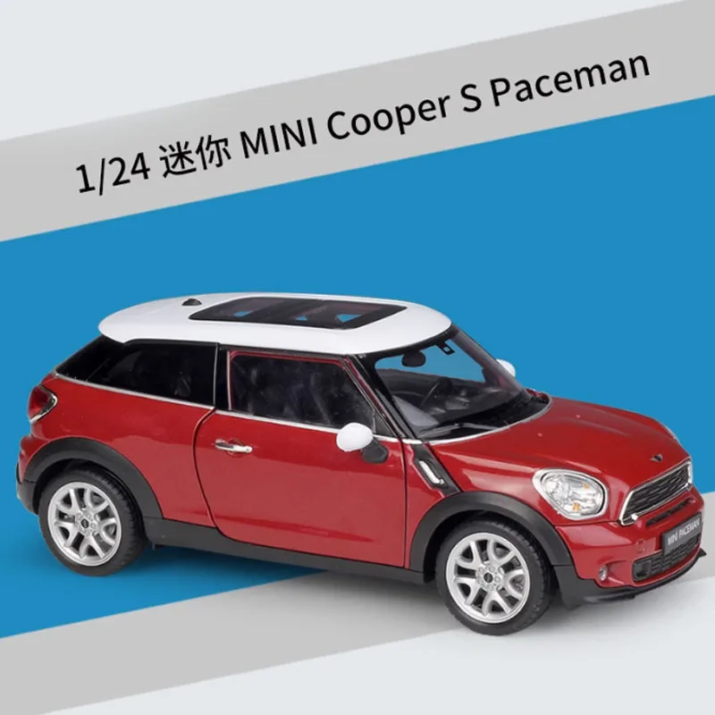 

WELLY 1:24 Scale Mini Cooper S Paceman Simulation Alloy Toy Car Model Static Decoration Classic Collection Gift