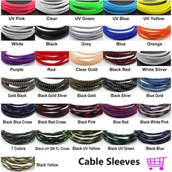 2M PET Braided Cable Sleeve 2/4/6/8/10/12/14/16/20/25/30/40mm Cable Protector Protection Wire Sheath For Electric Cables