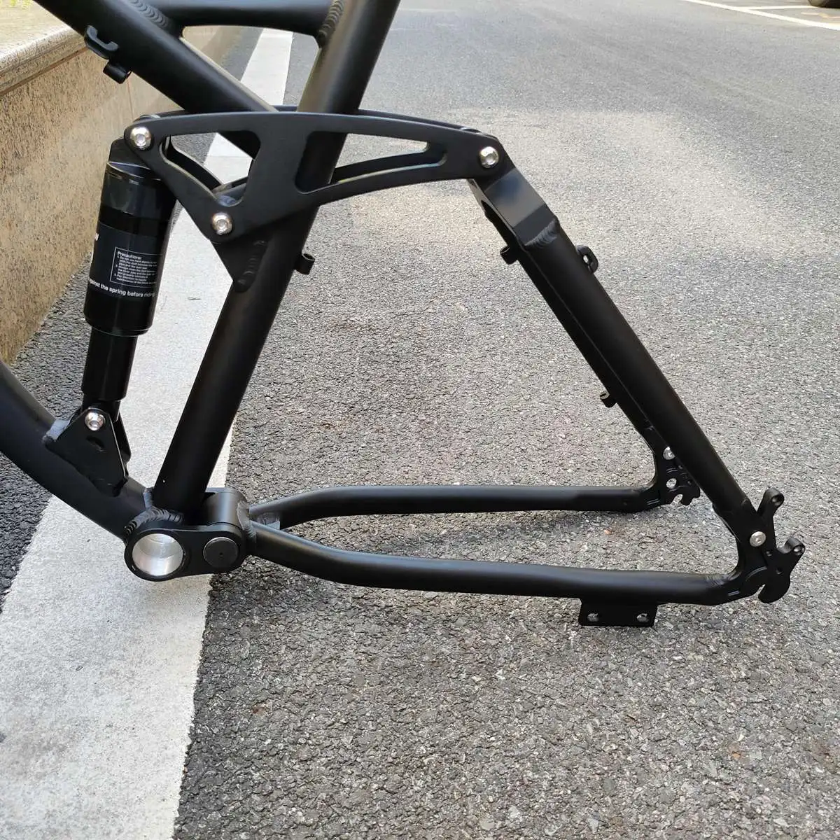 Kalosse 26X17 Inches Full Suspension Alloy Mountain Bike Frame Adults Bicycle Frames