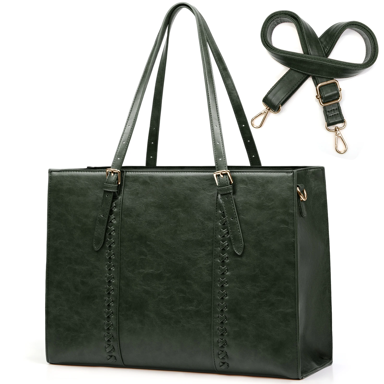 

RAINSMORE Tote Bag for Women 15.6 inch Waterproof Laptop Computer Work Bag Business Office Briefcase Shoulder Handbags