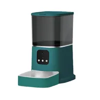 6L Pet Intelligent Automatic Feeder with Video Monitoring Timed Feeding Supply Cat Dog Food Dispenser with Voice Function
