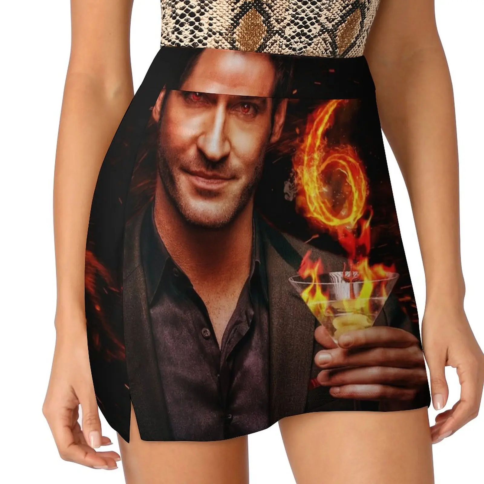 

Lucifer Season 6 Poster Design Mini Skirt korean style clothes Skirt shorts