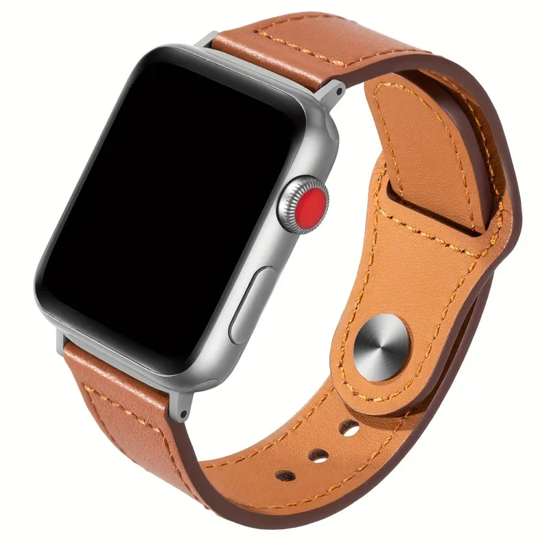 

PU Leather strap For Apple watch band 44mm 45mm 41mm 40mm 42mm 46mm correa bracelet iWatch series 4 5 6 SE 7 8 9 10 ultra/2 49mm