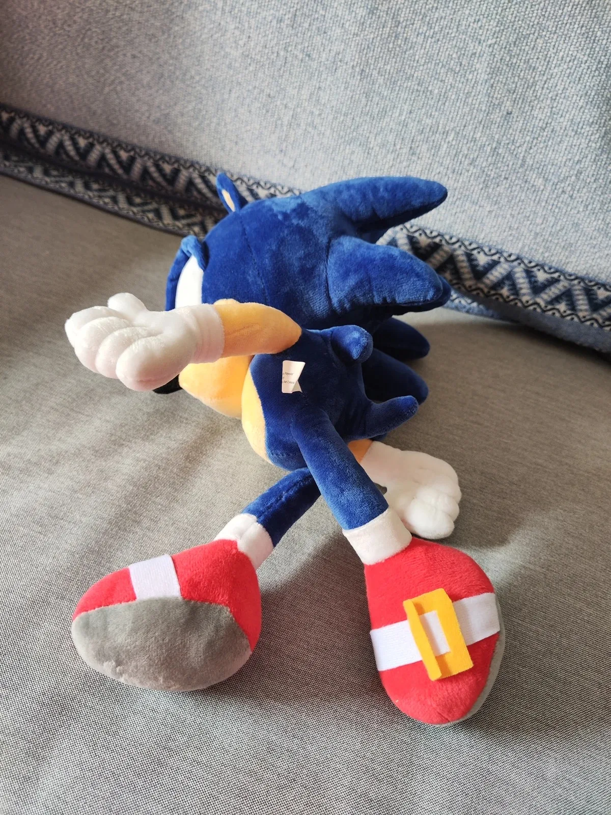 Cross-border new-style plush toy of the cartoon character Sonic the Hedgehog, a cute rabbit-style plush toy, related merchandise