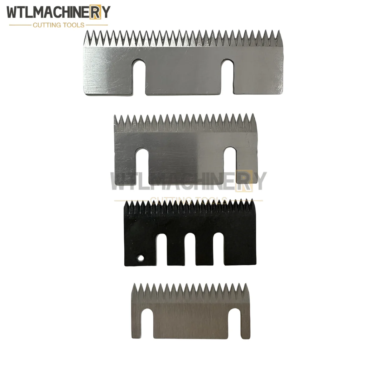 Imagem -02 - Hss Carton Sealer Tooth Blade Filme de Fita Adesiva Semi-automática Vedação de Facas Máquina de Embalagem Lâminas Serrilhadas 10 Pcs