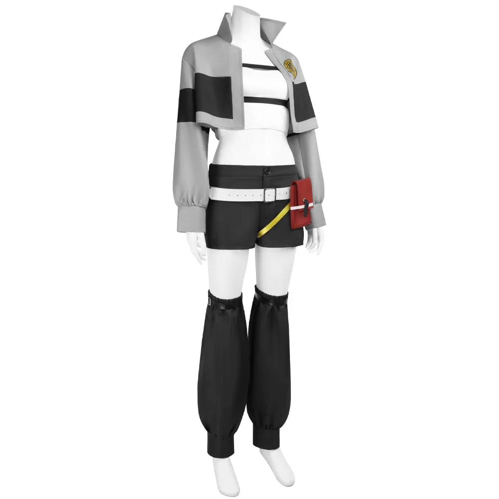 

2026 new GACHIAKUTA Riyo New Anime Cosplay Costume Punk Fashionable Short Jacket Shorts Y2K Uniform Carnival Suit