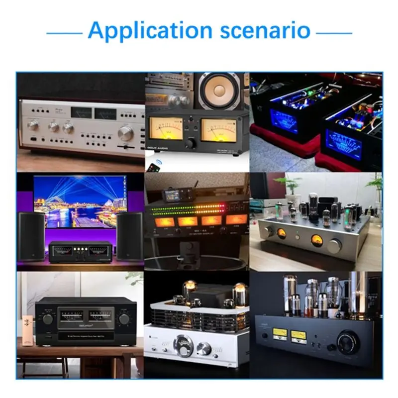 A29F-1 Piece 12-16V VU Meter Analog Panel Audios Level Meter As Shown Plastic For Power Amplifier Digital Power Meter - view 3