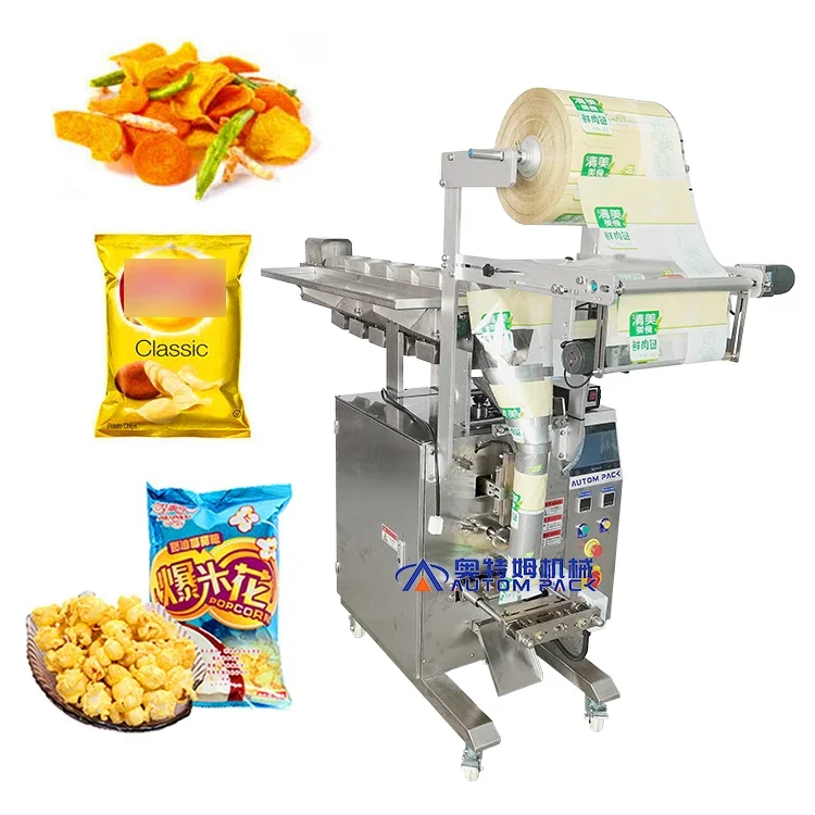 Máquina envasadora profesional automática, 250g, 500g, 1kg, azúcar granulado blanco, palomitas de maíz, aperitivos, nueces, avena, grano de arroz, bolsitas de té