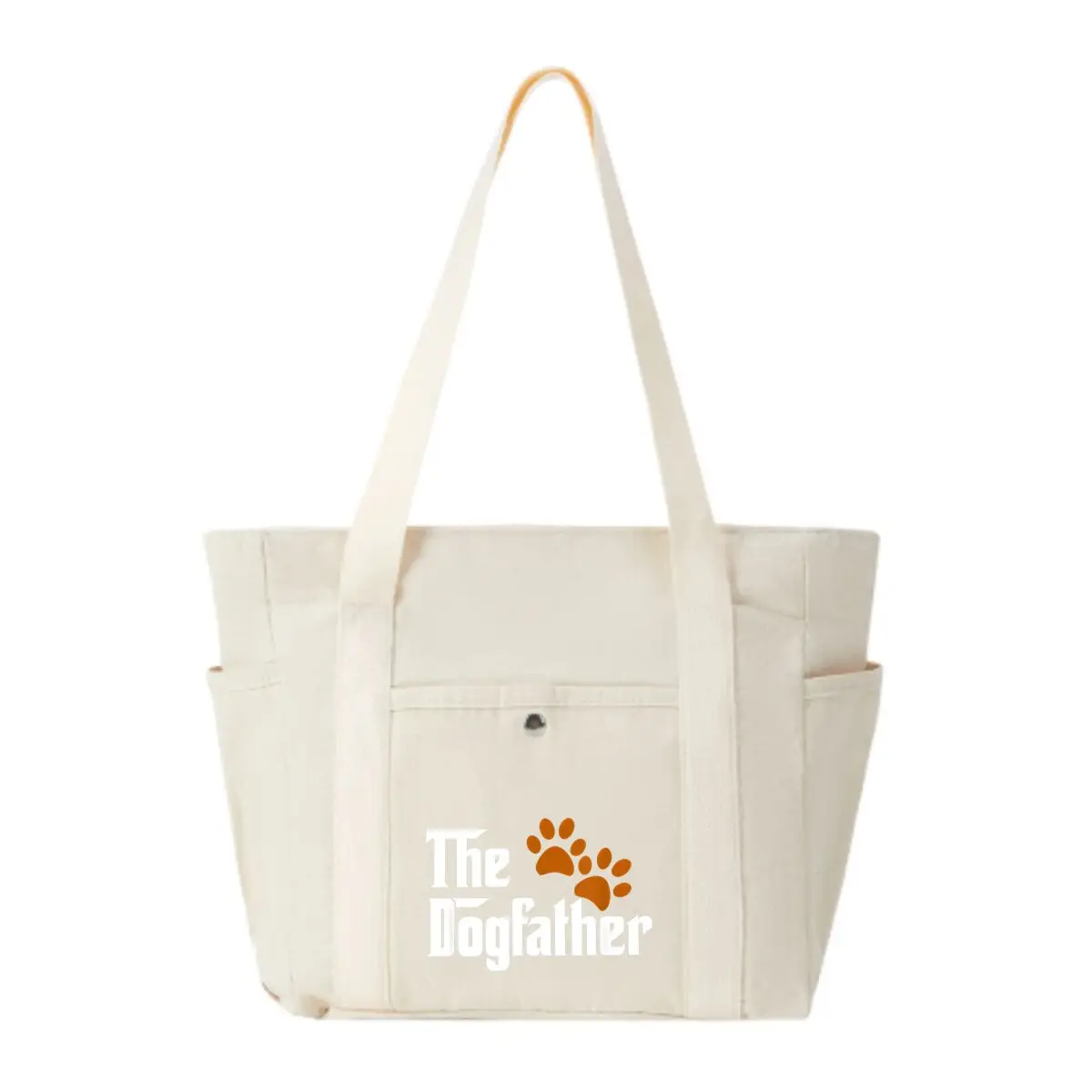 

The Dogfather Paw Art Text Spacious сумка через плечо с несколькими карманами для офиса и покупок