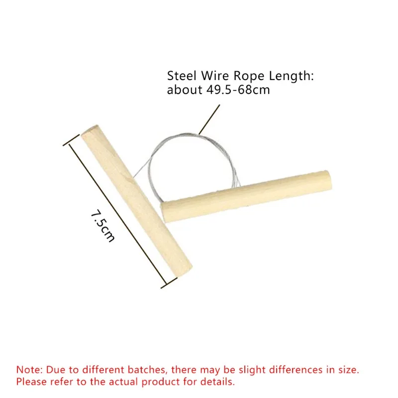 Perfect  Wood Knife Wire Clay Cutter For  Sculpey Plasticine Cheese Pottery Tool Ceramic Dough