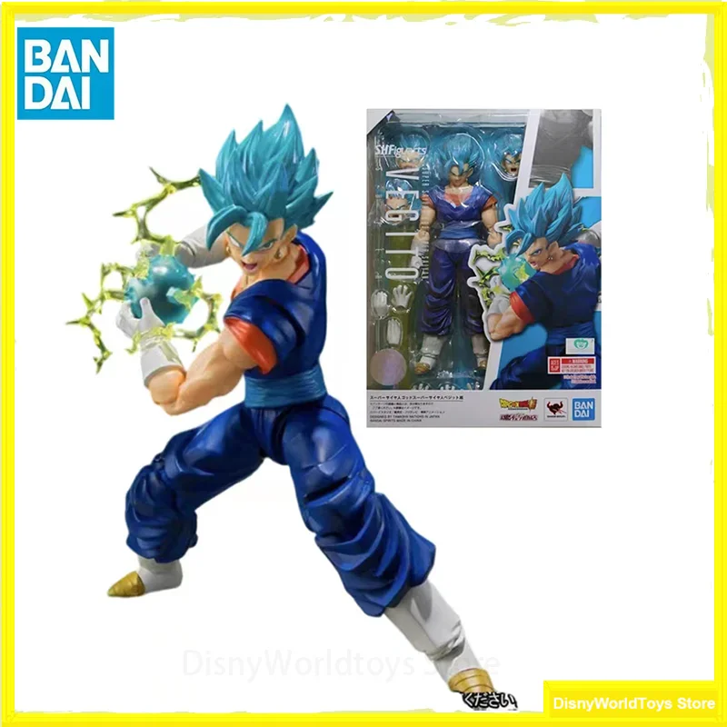 

100% Original BANDAI S.H.Figuarts SHF Vegito Super Saiyan God Super Saiyan Dragon Ball In Stock Anime Action Figures Model Toys