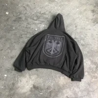 SAINT OF MICHAEL Y2K buitres DONDA KANYE Vintage sudadera de gran tamaño Tops sueltos 100% algodón impreso pulóver sudaderas con capucha hombres