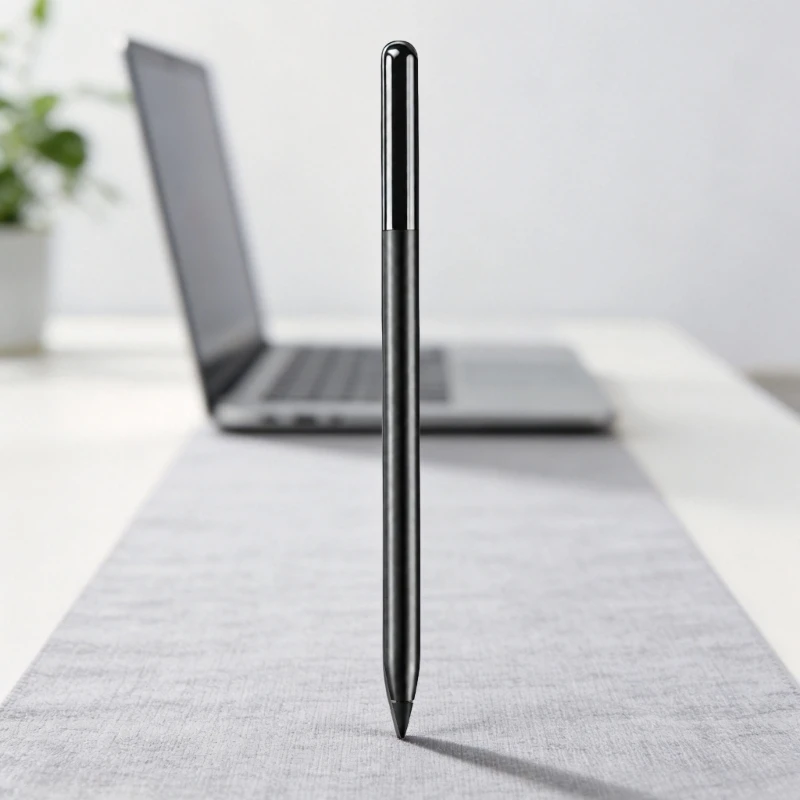 Writing and Document Annotation Pen with a Black Metal Body and Tapered Tip for Tab Sketching, Drawing, and Pen-Style 896C