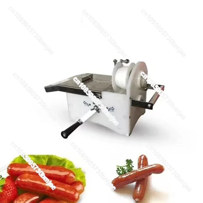 

Hand-cranked automatic Food Material Portable Manual Sausage Twisting Machine Sausage Knotting Tying Binding Linker Machine