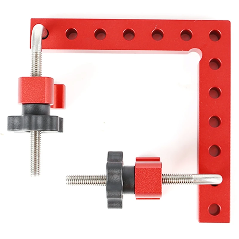 90 Degree Positioning Squares Right Angle Clamping 5.5X5.5Inch Woodworking Carpenter L-Type Corner Clamping Tool