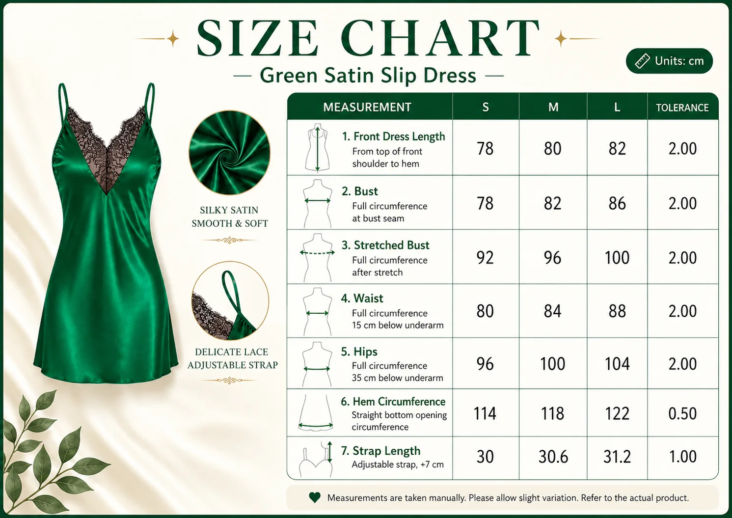 Camisón de Satén para Mujer, con Encaje Verde, Cuello en V, para Novia, Noche Romántica, Descanso
