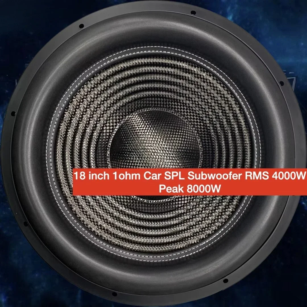 Car Stereo Neodymium Subwoofer 18 Inch Competition Sub RMS 4000W Strong Punch Bass Speaker 18