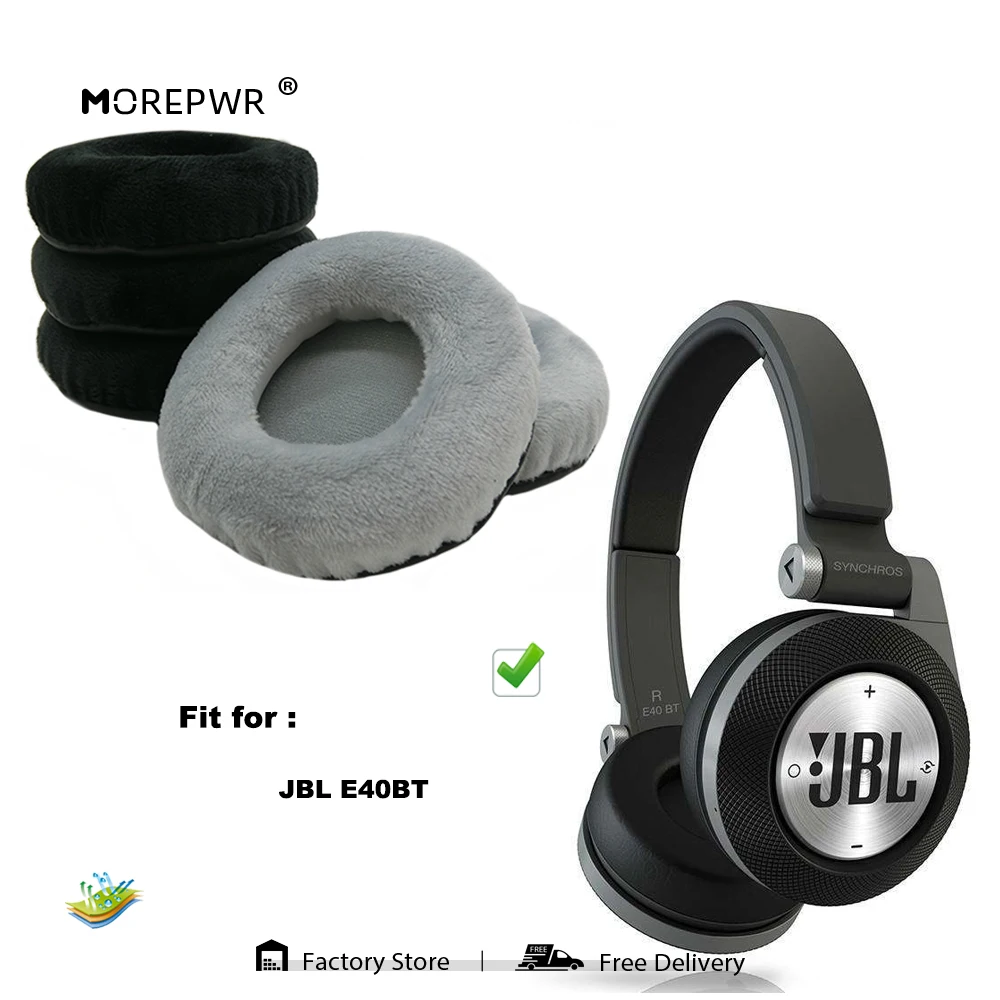 Replacement Ear Pads for JBL E40BT E-40BT E 40BT 40 BT Headset Parts Leather Cushion Velvet Earmuff Headset Sleeve Cover